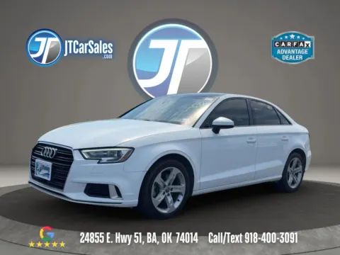 White 2018 Audi A3 Premium Sedan 4D for sale in Broken Arrow, OK