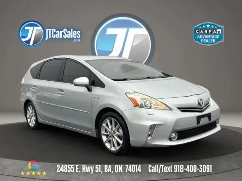 Silver 2014 Toyota Prius v Five Wagon 4D for sale in Broken Arrow, OK