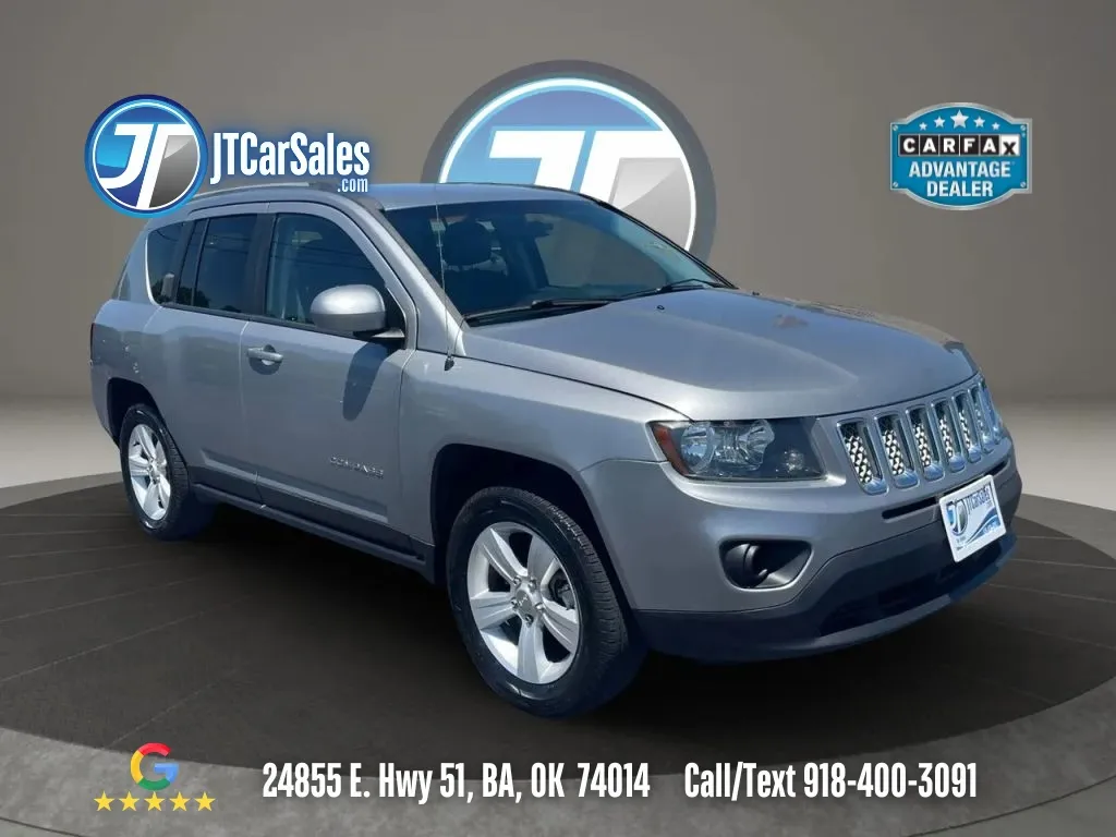 Silver 2016 Jeep Compass Latitude Sport Utility 4D for sale in Broken Arrow, OK