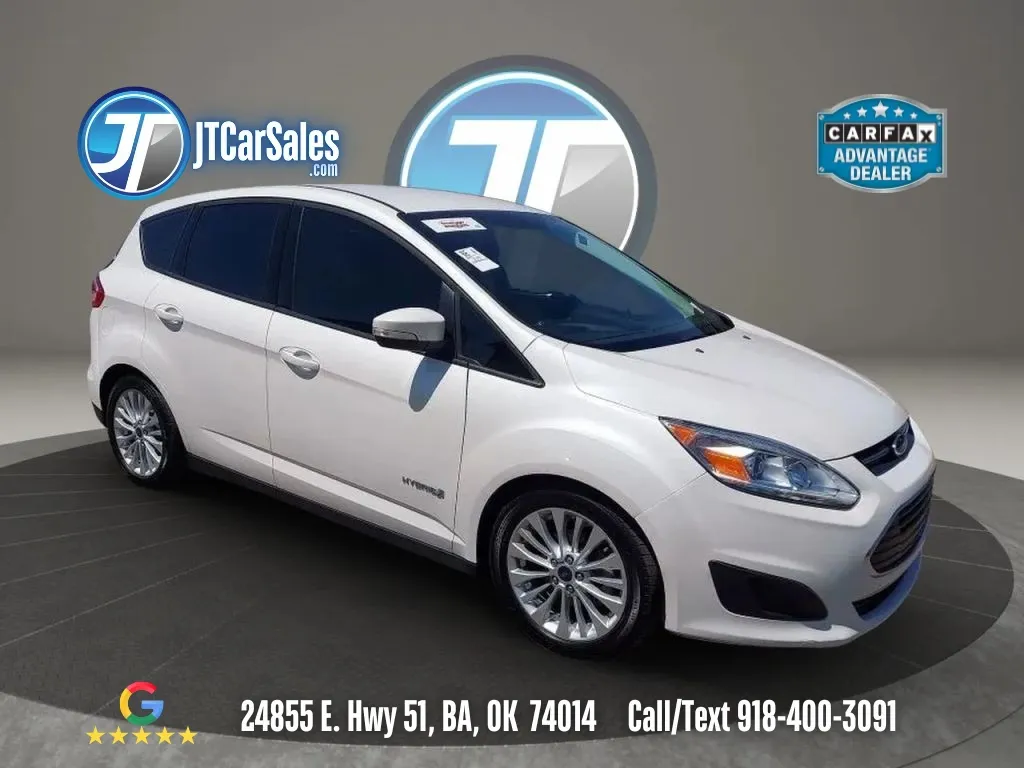 White 2017 Ford C-MAX Hybrid SE Wagon 4D for sale in Broken Arrow, OK