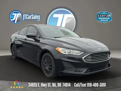 Black 2019 Ford Fusion S Sedan 4D for sale in Broken Arrow, OK