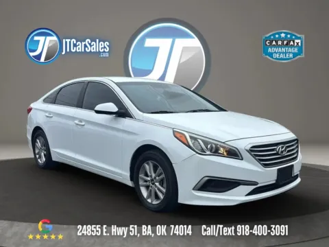White 2016 Hyundai Sonata SE Sedan 4D for sale in Broken Arrow, OK