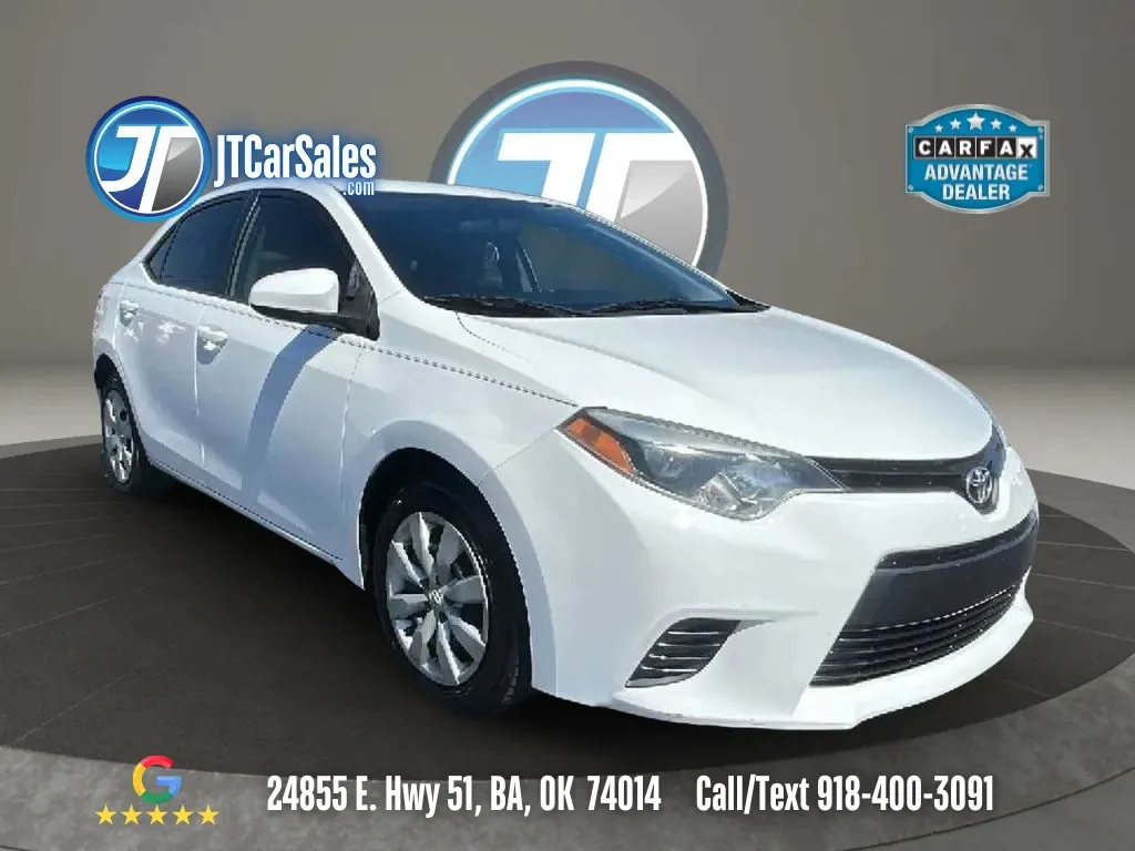 White 2016 Toyota Corolla LE Sedan 4D for sale in Broken Arrow, OK