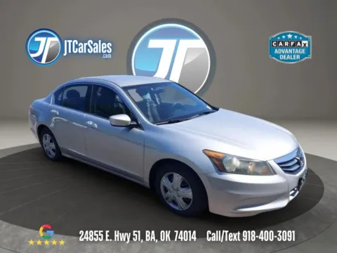 Silver 2012 Honda Accord LX Sedan 4D for sale in Broken Arrow, OK