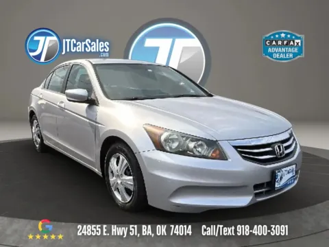 Silver 2012 Honda Accord LX Sedan 4D for sale in Broken Arrow, OK