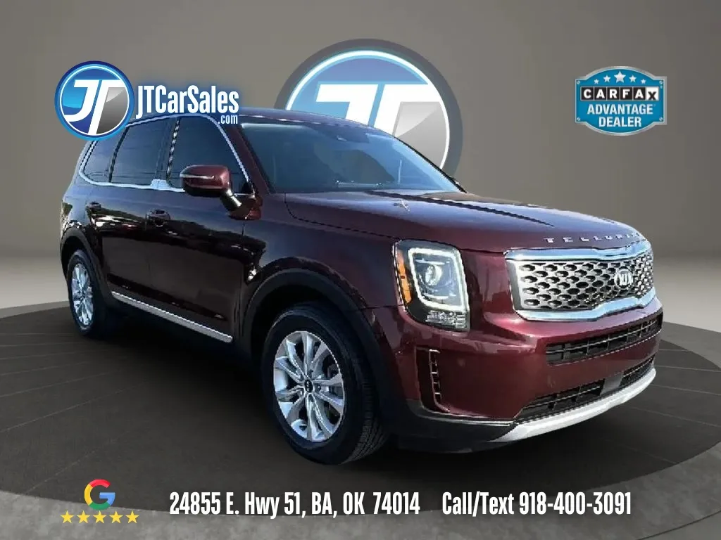 Red 2021 Kia Telluride LX Sport Utility 4D for sale in Broken Arrow, OK