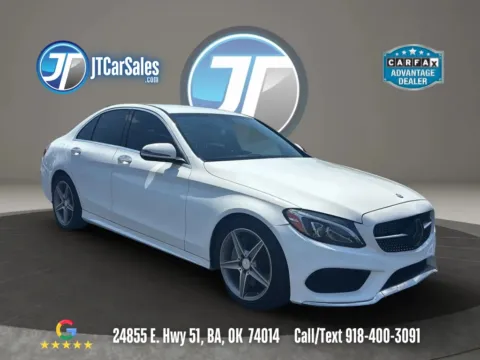 White 2016 Mercedes-Benz C-Class C 300 4MATIC Sedan 4D for sale in Broken Arrow, OK