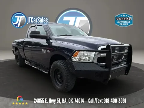 Blue 2015 Ram 1500 Quad Cab Tradesman Pickup 4D 6 1/3 ft for sale in Broken Arrow, OK