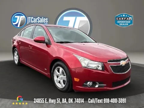 Red 2012 Chevrolet Cruze LT Sedan 4D for sale in Broken Arrow, OK