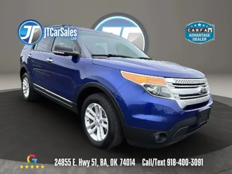 Blue 2015 Ford Explorer XLT Sport Utility 4D for sale in Broken Arrow, OK