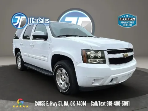White 2007 Chevrolet Tahoe LT Sport Utility 4D for sale in Broken Arrow, OK