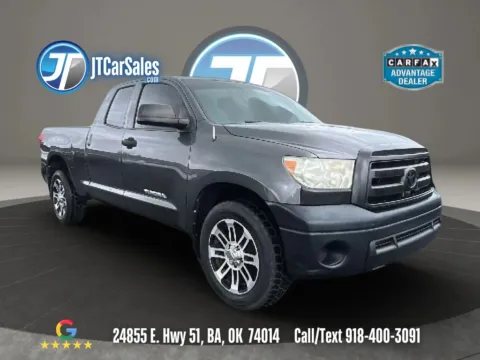 Gray 2013 Toyota Tundra Double Cab Pickup 4D 6 1/2 ft for sale in Broken Arrow, OK