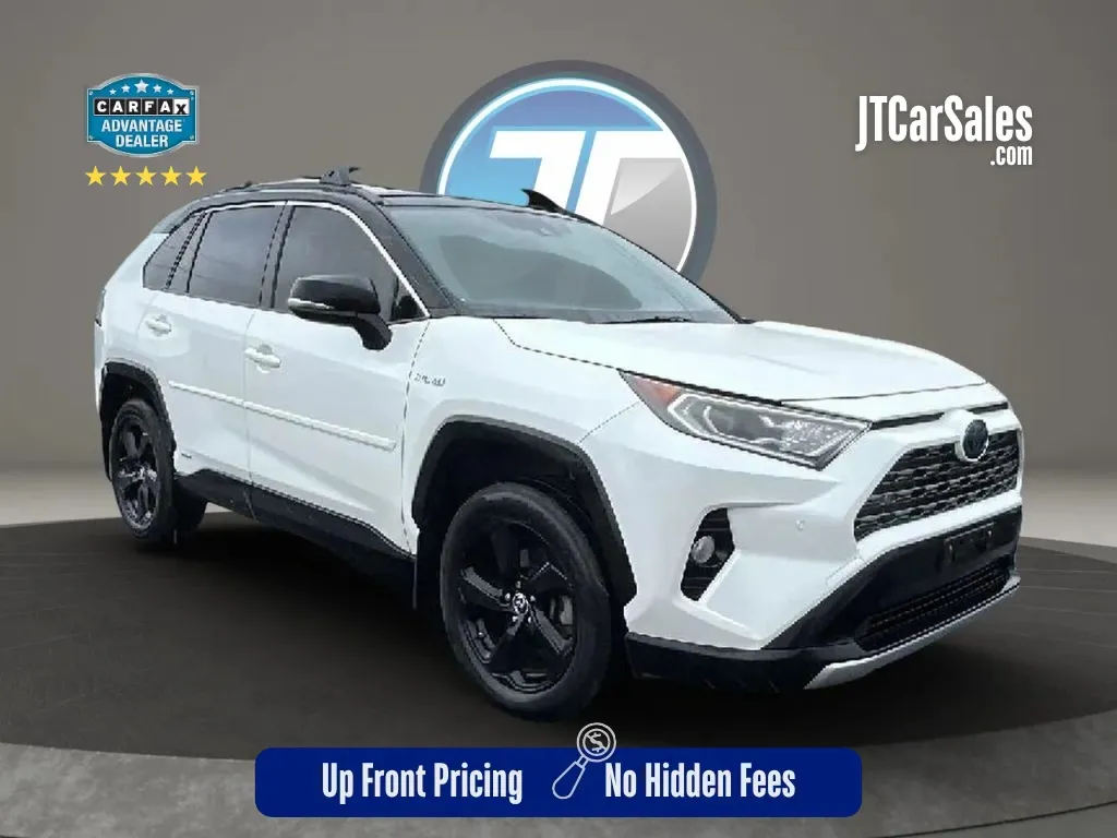 White 2019 Toyota RAV4 Hybrid XSE Sport Utility 4D for sale in Broken Arrow, OK