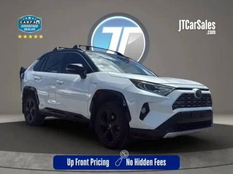 White 2019 Toyota RAV4 Hybrid XSE Sport Utility 4D for sale in Broken Arrow, OK