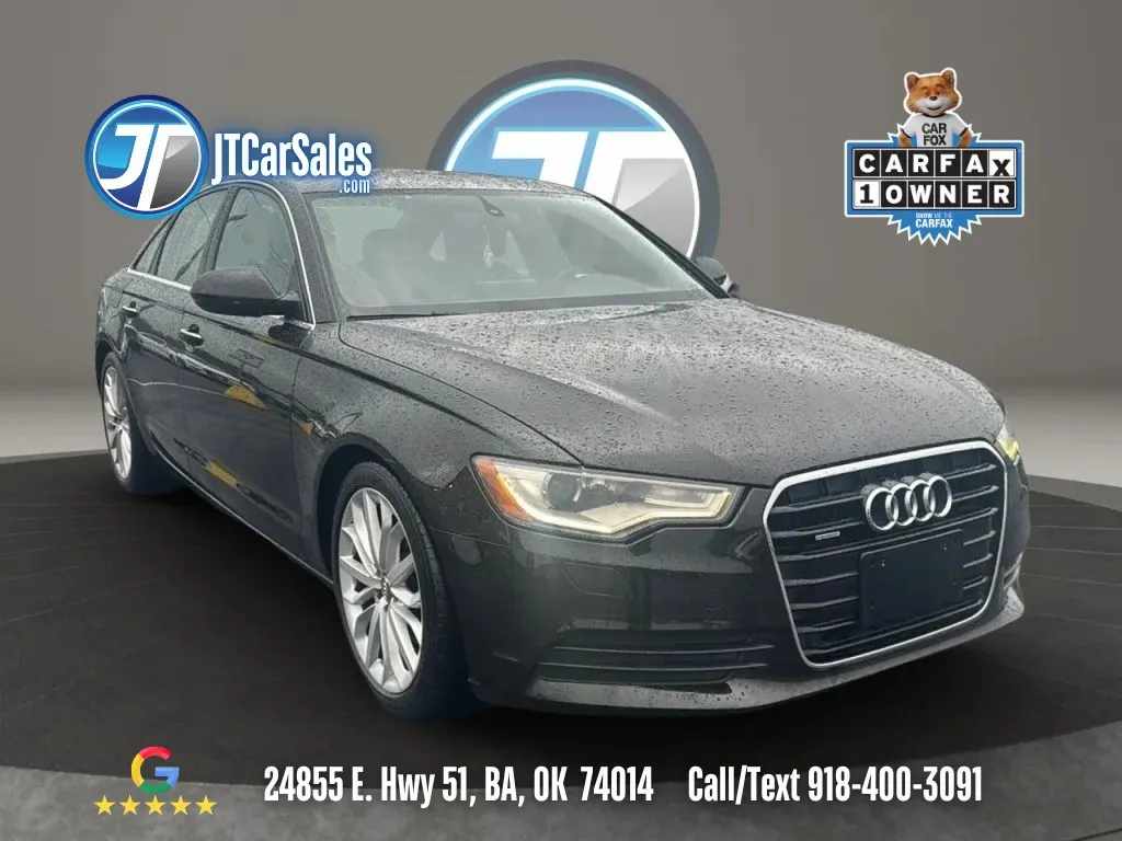 Black 2013 Audi A6 2.0T Premium Plus Sedan 4D for sale in Broken Arrow, OK