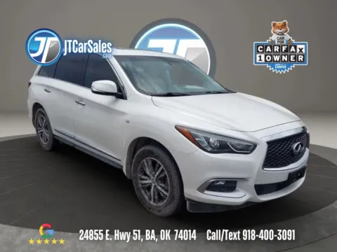 White 2016 INFINITI QX60 3.5 Sport Utility 4D for sale in Broken Arrow, OK