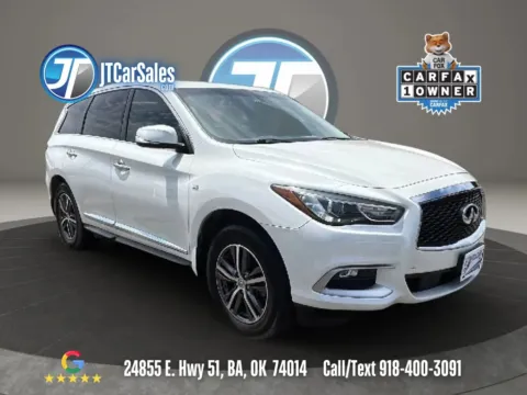 White 2016 INFINITI QX60 3.5 Sport Utility 4D for sale in Broken Arrow, OK