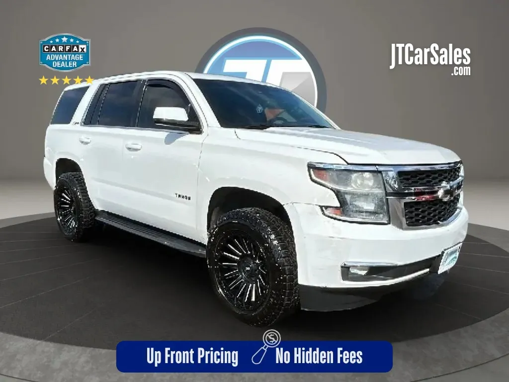 White 2018 Chevrolet Tahoe LT Sport Utility 4D for sale in Broken Arrow, OK