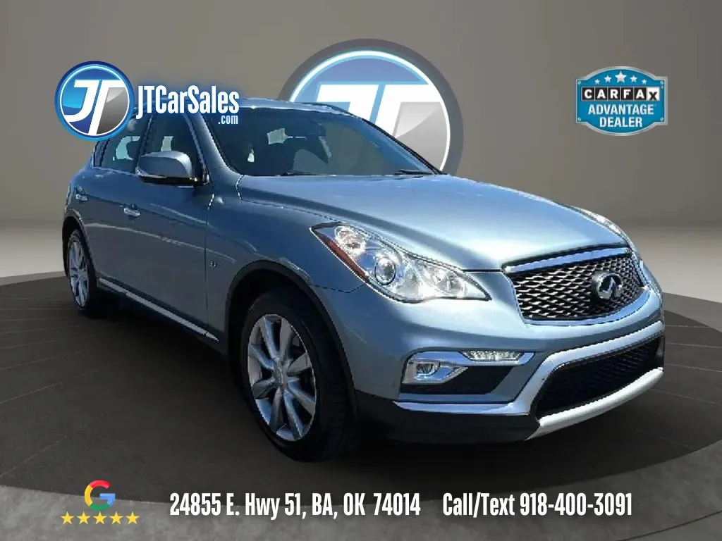 Blue 2017 INFINITI QX50 Sport Utility 4D for sale in Broken Arrow, OK