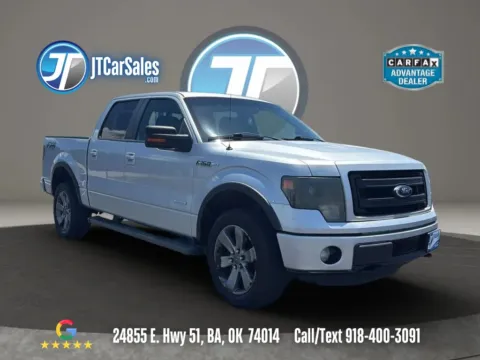 Silver 2013 Ford F-150 SuperCrew Cab FX4 Pickup 4D 5 1/2 ft for sale in Broken Arrow, OK