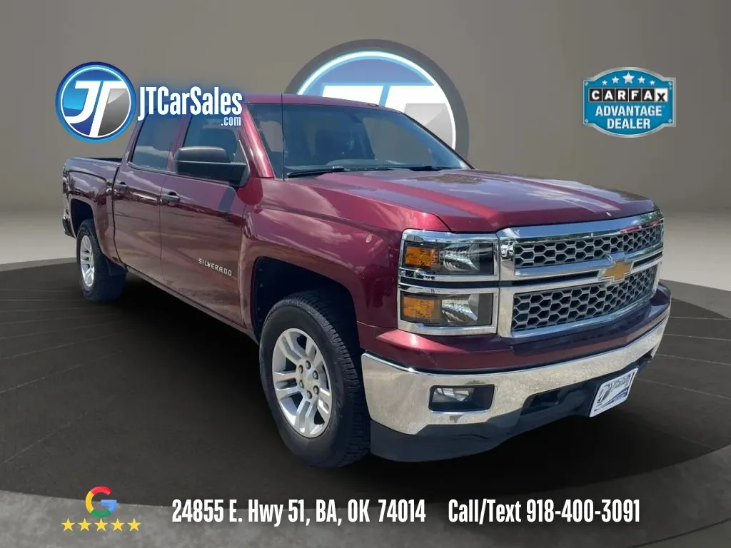 Red 2014 Chevrolet Silverado 1500 Crew Cab LT Pickup 4D 5 3/4 ft for sale in Broken Arrow, OK