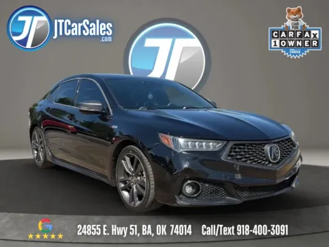 Black 2018 Acura TLX 3.5 w/Technology Pkg & A-SPEC Pkg Sedan 4D for sale in Broken Arrow, OK