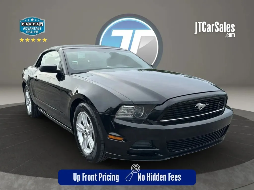 Black 2014 Ford Mustang V6 Convertible 2D for sale in Broken Arrow, OK
