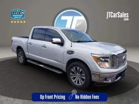 Silver 2017 Nissan Titan Crew Cab SL Pickup 4D 5 1/2 ft for sale in Broken Arrow, OK