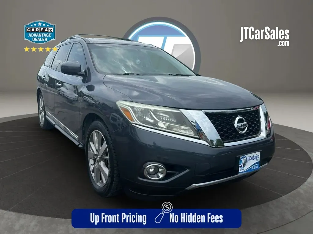 Gray 2014 Nissan Pathfinder Platinum Sport Utility 4D for sale in Broken Arrow, OK
