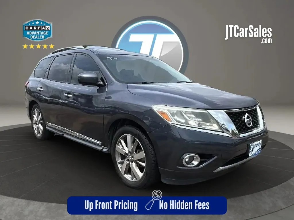 Gray 2014 Nissan Pathfinder Platinum Sport Utility 4D for sale in Broken Arrow, OK