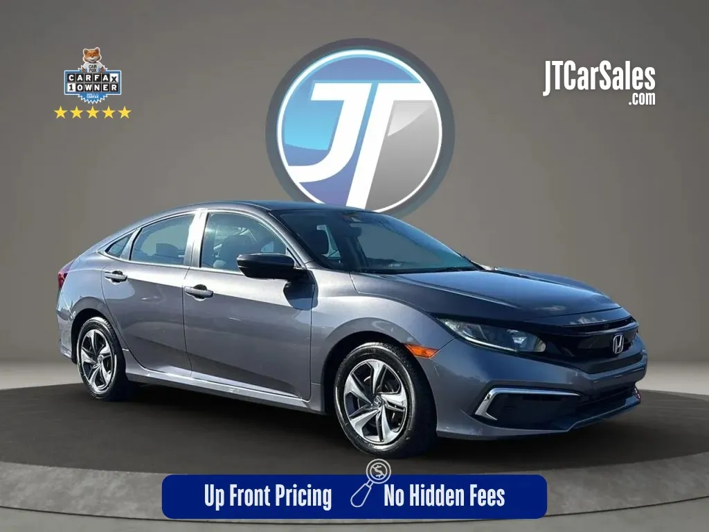 Gray 2019 Honda Civic LX Sedan 4D for sale in Broken Arrow, OK
