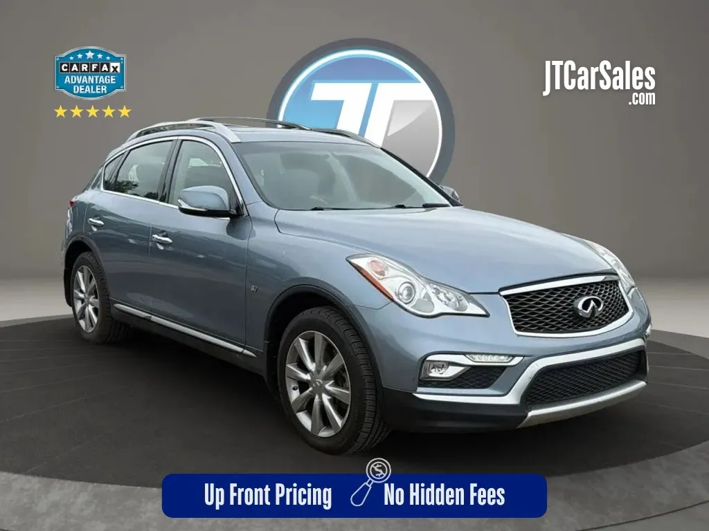 Blue 2017 INFINITI QX50 Sport Utility 4D for sale in Broken Arrow, OK