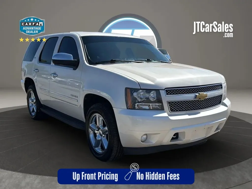 White 2012 Chevrolet Tahoe LTZ Sport Utility 4D for sale in Broken Arrow, OK