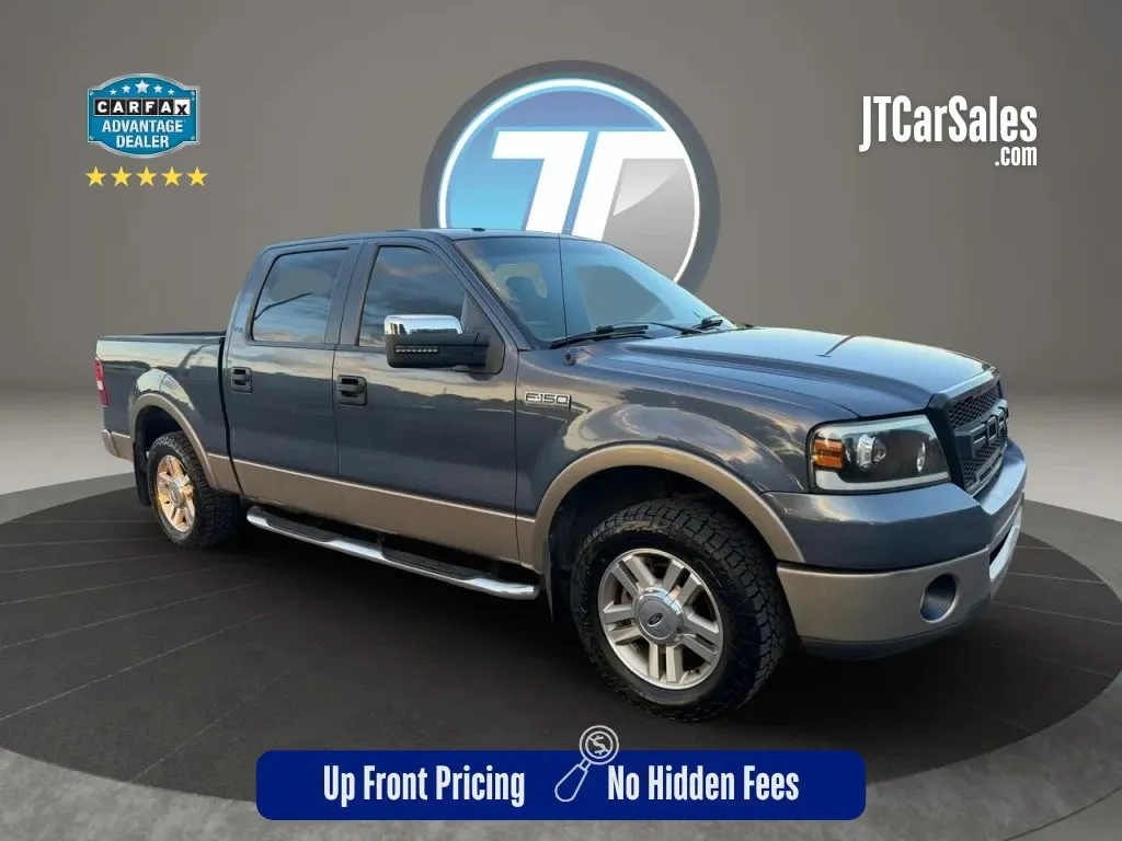 Blue 2006 Ford F-150 SuperCrew Cab Lariat Pickup 4D 6 1/2 ft for sale in Broken Arrow, OK