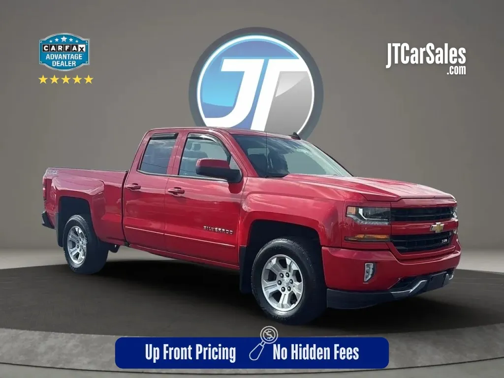 Red 2017 Chevrolet Silverado 1500 Double Cab Z71 LT Pickup 4D 6 1/2 ft for sale in Broken Arrow, OK