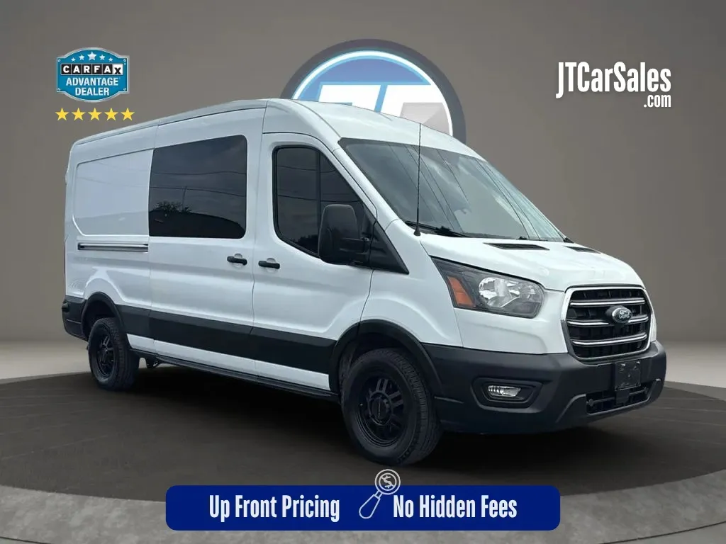 White 2020 Ford Transit 250 Cargo Van Medium Roof w/LWB Van 3D for sale in Broken Arrow, OK