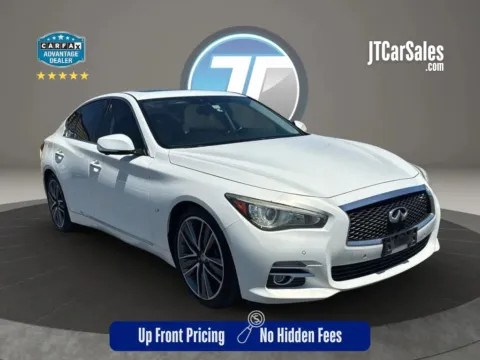 White 2014 INFINITI Q50 3.7 Premium Sedan 4D for sale in Broken Arrow, OK