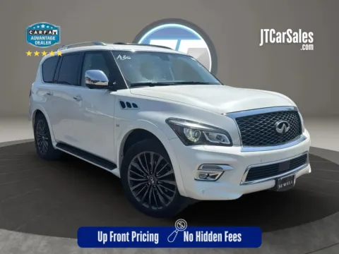 White 2016 INFINITI QX80 Sport Utility 4D for sale in Broken Arrow, OK