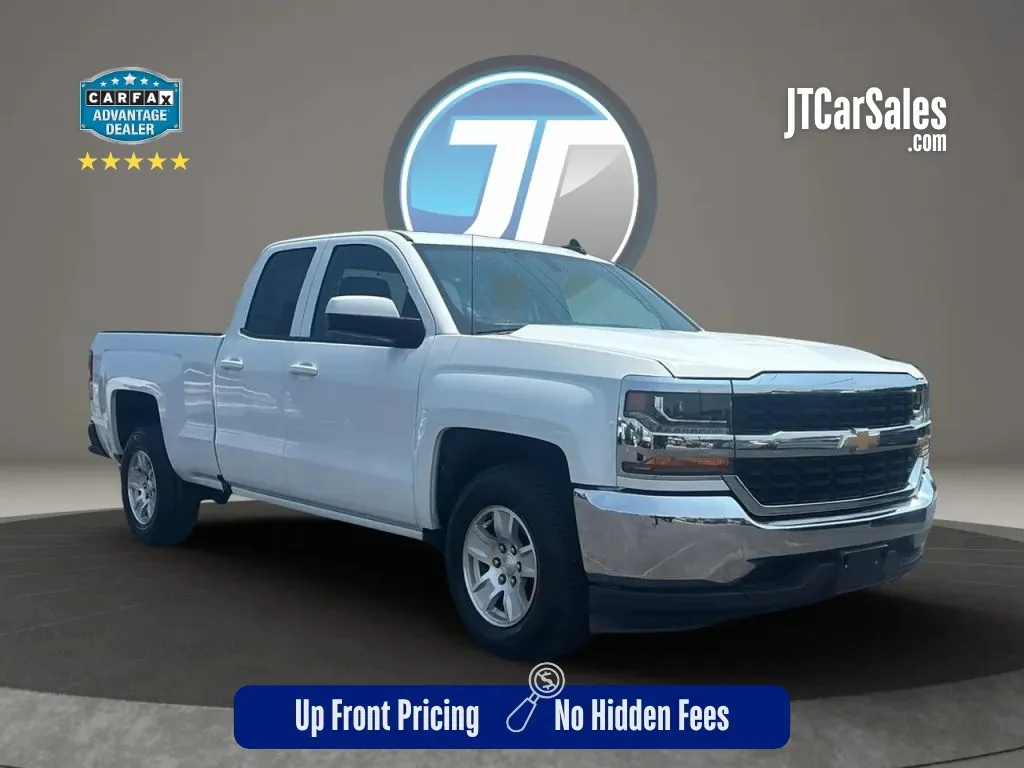 White 2019 Chevrolet Silverado 1500 LD Double Cab LT Pickup 4D 6 1/2 ft for sale in Broken Arrow, OK