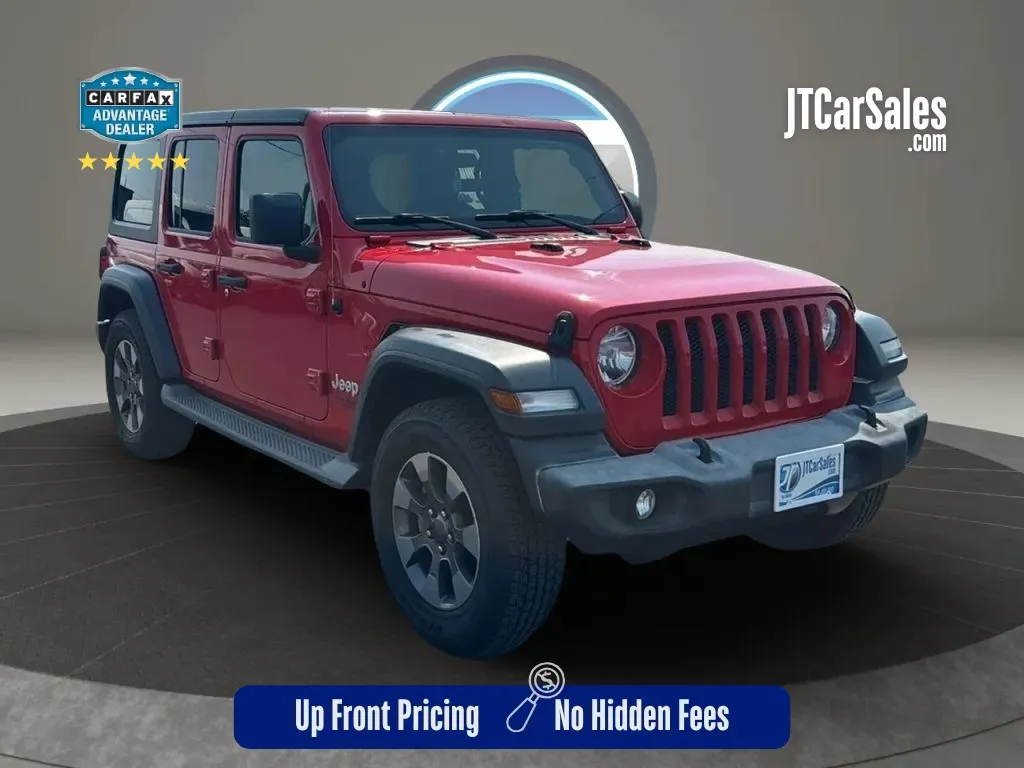 Red 2019 Jeep Wrangler Unlimited Sport S Sport Utility 4D for sale in Broken Arrow, OK