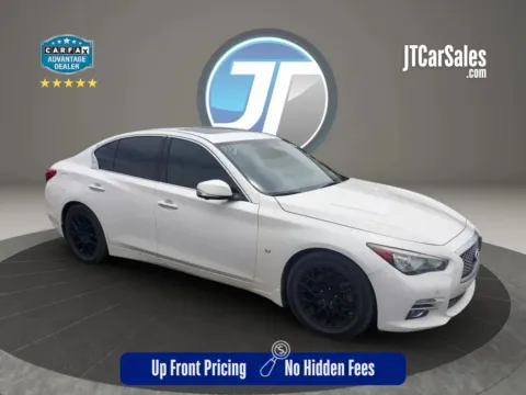 White 2014 INFINITI Q50 3.7 Premium Sedan 4D for sale in Broken Arrow, OK