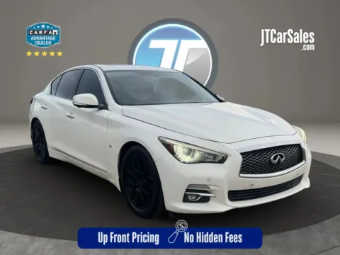 White 2014 INFINITI Q50 3.7 Premium Sedan 4D for sale in Broken Arrow, OK