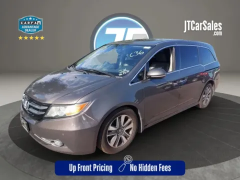 Gray 2015 Honda Odyssey Touring Elite Minivan 4D for sale in Broken Arrow, OK