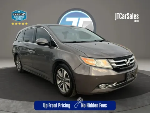 Gray 2015 Honda Odyssey Touring Elite Minivan 4D for sale in Broken Arrow, OK
