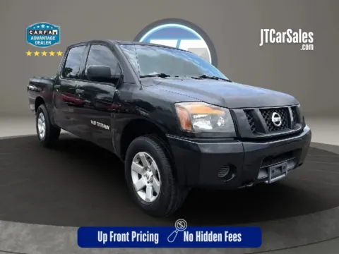 Black 2008 Nissan Titan Crew Cab LE Pickup 4D 5 1/2 ft for sale in Broken Arrow, OK