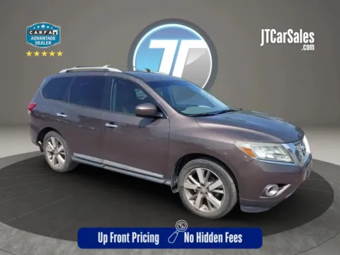 Gray 2015 Nissan Pathfinder Platinum Sport Utility 4D for sale in Broken Arrow, OK