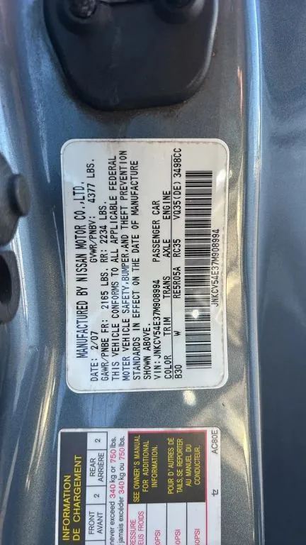 Infiniti G photo 33