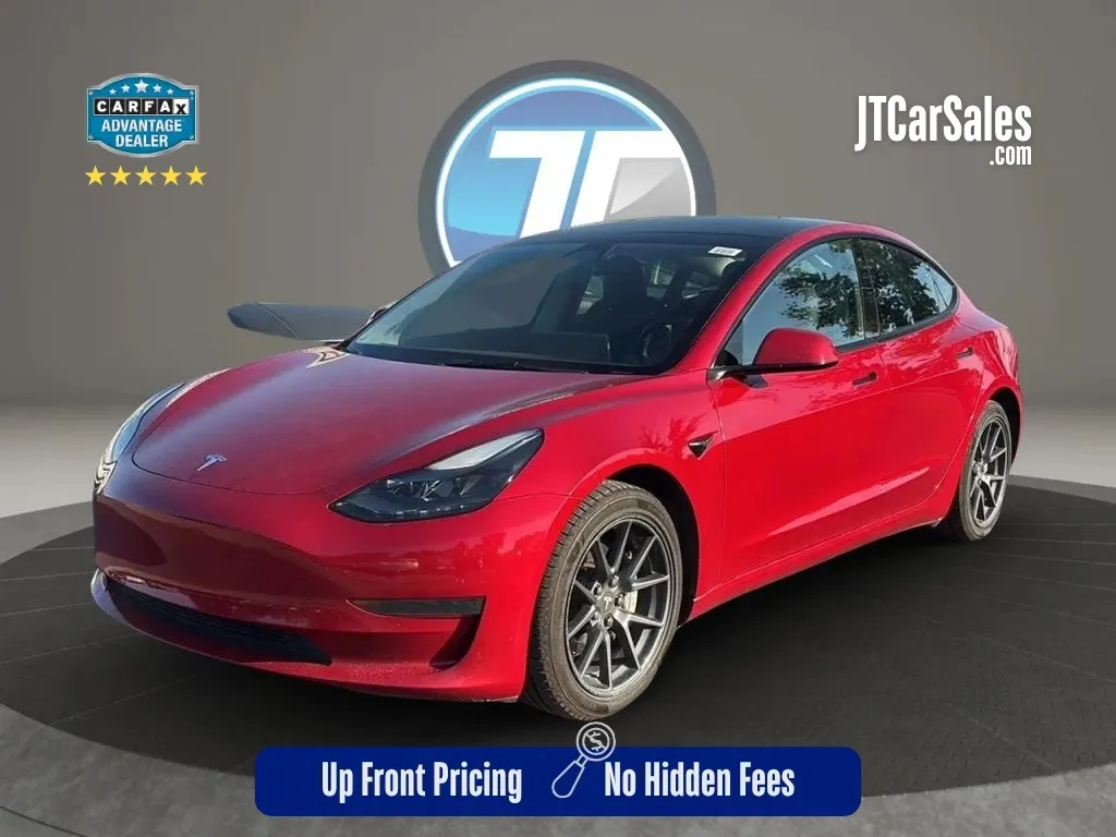 Red 2023 Tesla Model 3 Standard Sedan 4D for sale in Broken Arrow, OK