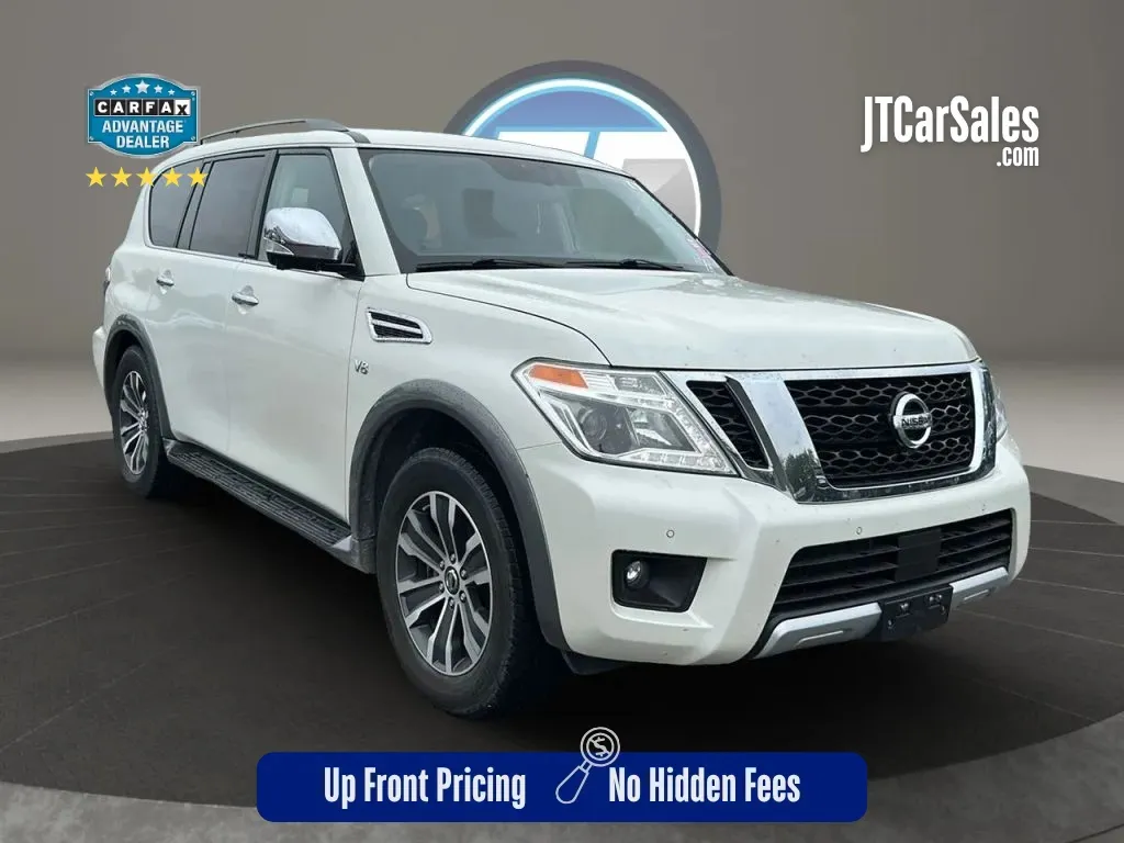 White 2018 Nissan Armada SL Sport Utility 4D for sale in Broken Arrow, OK