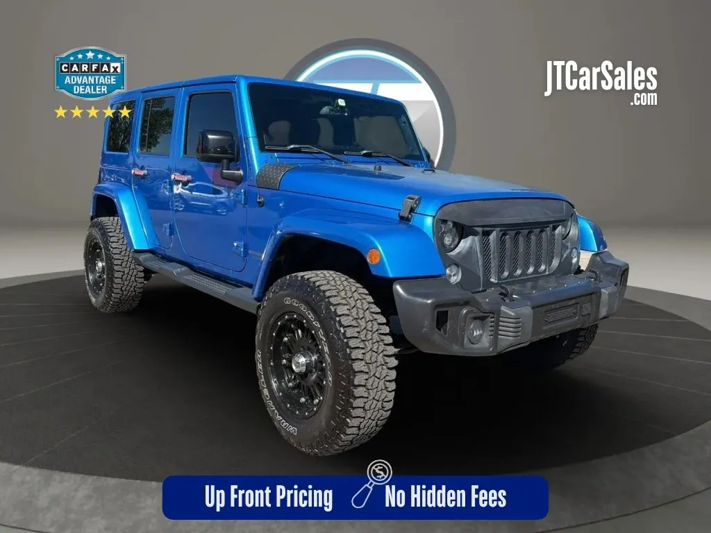Blue 2014 Jeep Wrangler Unlimited Altitude Sport Utility 4D for sale in Broken Arrow, OK